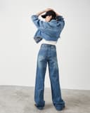 Quần dài jean ống suông