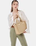 Túi Xách Lớn Tote Lớn Gắn Charm Trang Trí