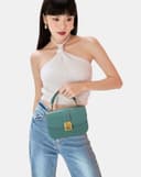 Túi Xách Nhỏ Gusset Dập Hoạ Tiết