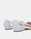 Giày Búp Bê Mũi Nhọn Cut Out Cách Điệu