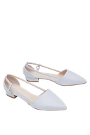 Giày Búp Bê Mũi Nhọn Cut Out Cách Điệu