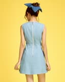 Đầm basic mini vải denim