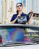 Balo Nắp Gập Phối Khoá Kéo Trang Trí