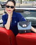 Balo Nắp Gập Phối Khoá Kéo Trang Trí