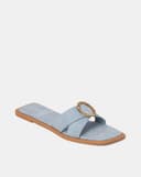 Giày Sandal Bệt Gắn Khoá Trang Trí