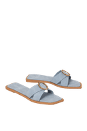 Giày Sandal Bệt Gắn Khoá Trang Trí