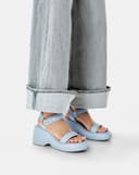 Giày Sandal Xuồng Quai Ngang Xé Dán