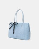 Túi Xách Lớn Tote Lớn Trang Trí Nơ Ruy Băng