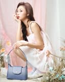 Túi Xách Nhỏ Đeo Vai Phối Kẹp Tóc Trang Trí