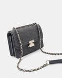 Túi Xách Nhỏ Shoulder Bag Nắp Gập Phối Khoá