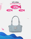 Túi Xách Nhỏ Phối Khoá Trang Trí