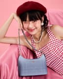 Túi Xách Nhỏ Shoulder Strap Chần Chỉ Hoạ Tiết