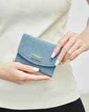 Ví Ngắn Khoá Logo Juno