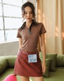 Ví Ngắn Nắp Gập Có Dây Đeo